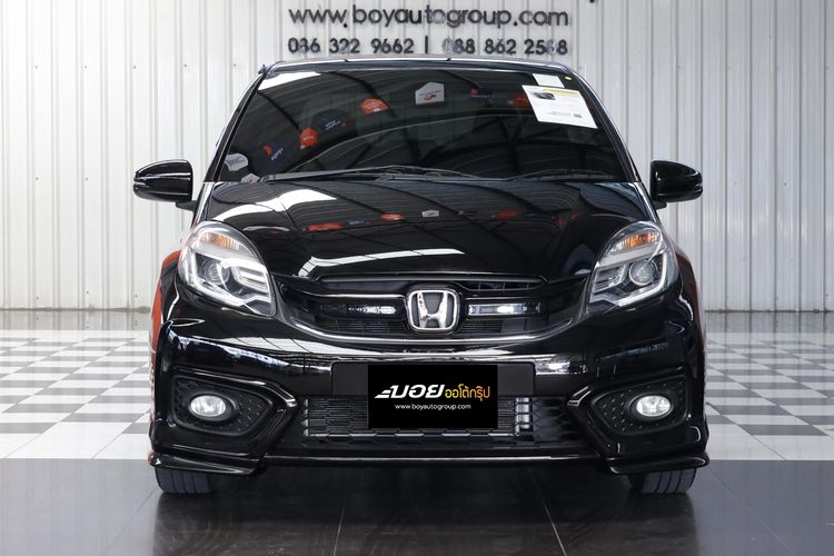 Honda Brio 2019 1.2 Amaze SV Sedan เบนซิน ไม่ติดแก๊ส เกียร์อัตโนมัติ ดำ รูปที่ 2