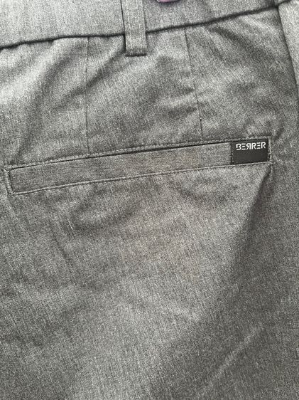 กางเกงสแล็คสีเทาเข้มยืดได้ BERRER ไซส์ XL เอว 40-44 นิ้ว (มือหนึ่ง) รูปที่ 3