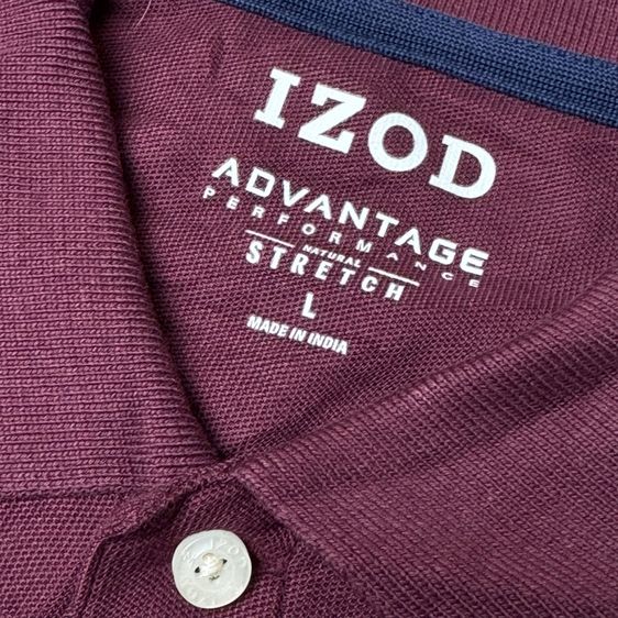 เสื้อยืดคอปก Izod ใหม่มาก ใส่ดี Size L รูปที่ 5