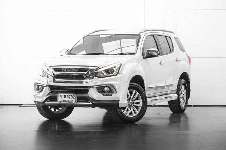 Isuzu MU-X 2018 1.9 Utility-car ดีเซล ไม่ติดแก๊ส เกียร์อัตโนมัติ ขาว รูปที่ 2