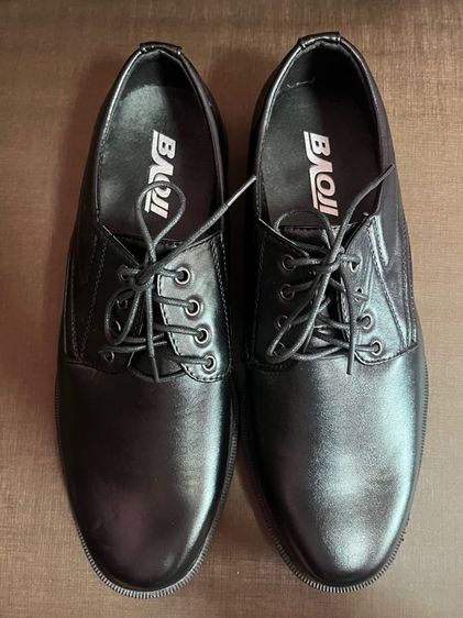 รองเท้าคัชชูมีเชือกสีดำ Baoji ไซส์ 45 BJ8002 (มือหนึ่ง) รูปที่ 2