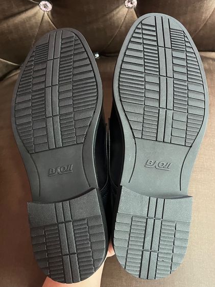 รองเท้าคัชชูมีเชือกสีดำ Baoji ไซส์ 45 BJ8002 (มือหนึ่ง) รูปที่ 4