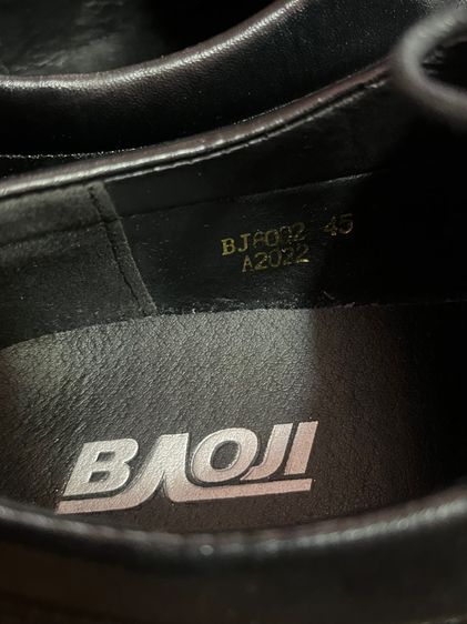 รองเท้าคัชชูมีเชือกสีดำ Baoji ไซส์ 45 BJ8002 (มือหนึ่ง) รูปที่ 3