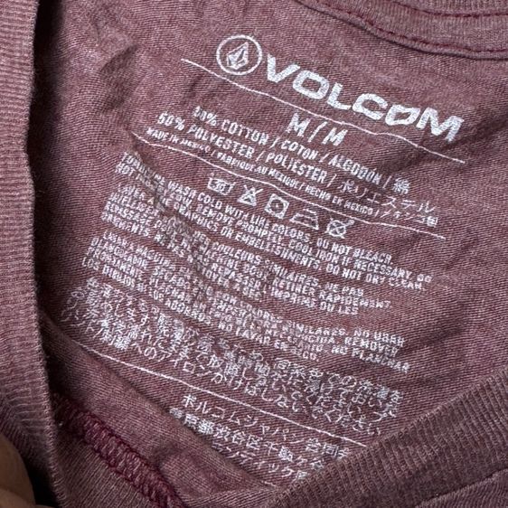 เสื้อยืด Volcom​ Skateboard​ ผ้านิ่ม Size M รูปที่ 5