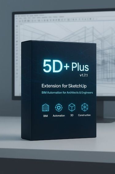 5D Plus v1.7.1  สำหรับโปรแกรม SketchUp 2023-2026
