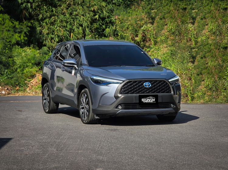 รถ Toyota Corolla Cross 1.8 Hybrid Premium สี เทา