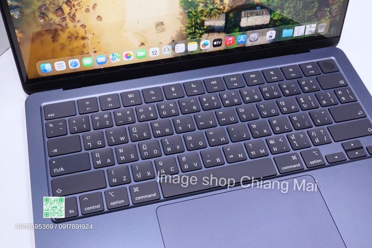MacBook Air 13" M4 2025 256GB Midnight ครบกล่อง ประกันถึง 9 มิถุนายน 2569 รูปที่ 3