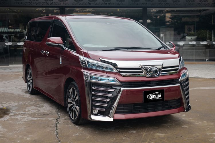 รถ Toyota Vellfire 2.5 Z G Edition สี แดง