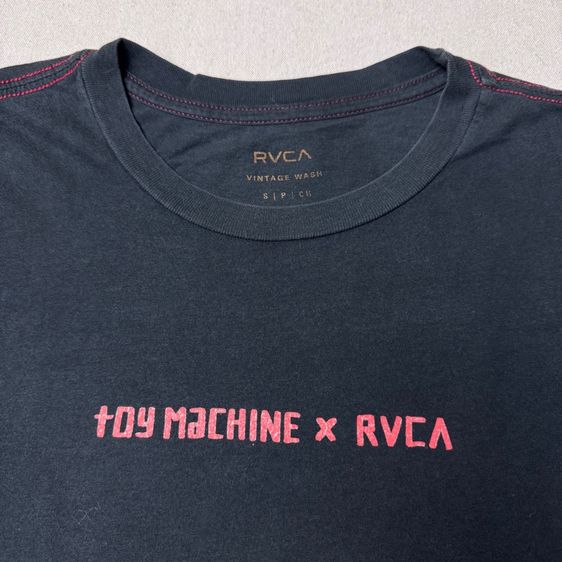 เสื้อยืด RVCA x Toy Machine Size SM รูปที่ 5