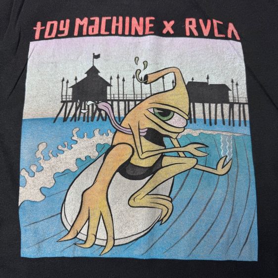 เสื้อยืด RVCA x Toy Machine Size SM รูปที่ 3