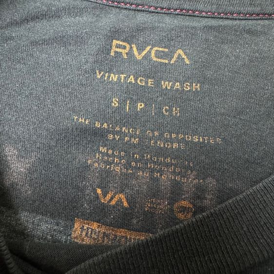 เสื้อยืด RVCA x Toy Machine Size SM รูปที่ 6