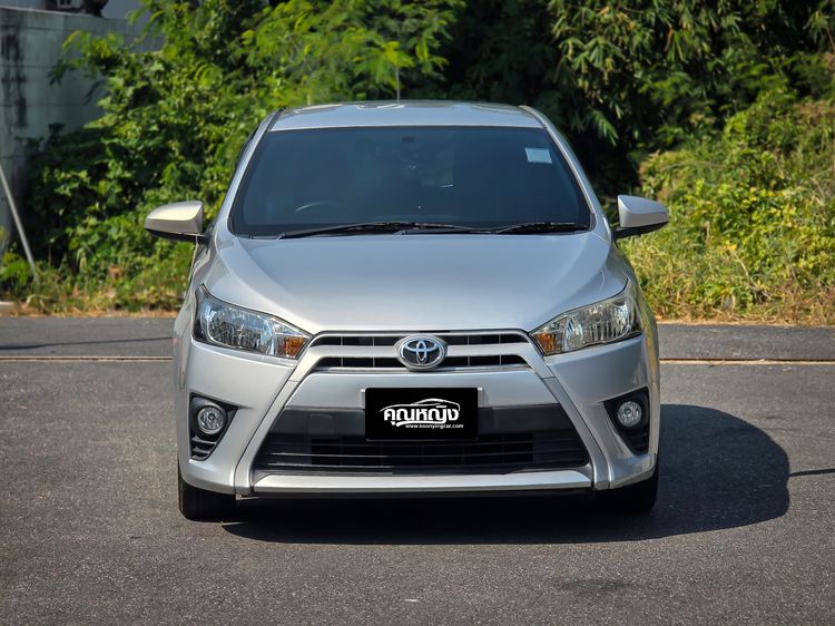 Toyota Yaris 2015 1.2 E Sedan เบนซิน ไม่ติดแก๊ส เกียร์อัตโนมัติ เทา รูปที่ 3