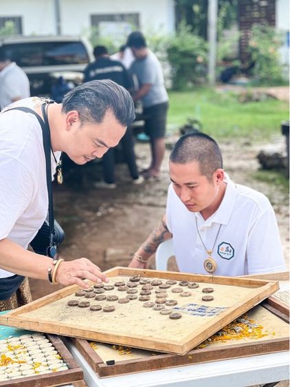 พญาชิงดวง หลวงปู่มหาศิลา สิริจันโท เนื้อเงินนำฤกษ์ตอก9รอบ สร้าง99องค์ เลข6 รูปที่ 10