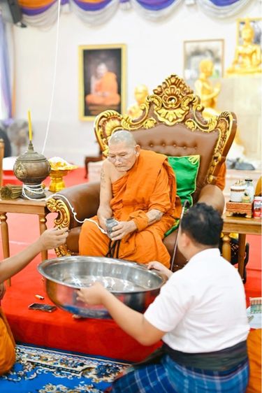 พญาชิงดวง หลวงปู่มหาศิลา สิริจันโท เนื้อเงินนำฤกษ์ตอก9รอบ สร้าง99องค์ เลข6 รูปที่ 9