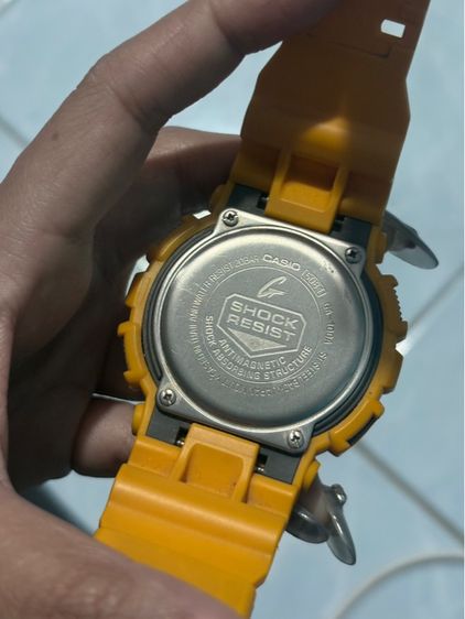 Casio G-SHOCK GA-100 สีเหลือง แท้ ใช้งานปกติ พร้อมส่ง รูปที่ 4