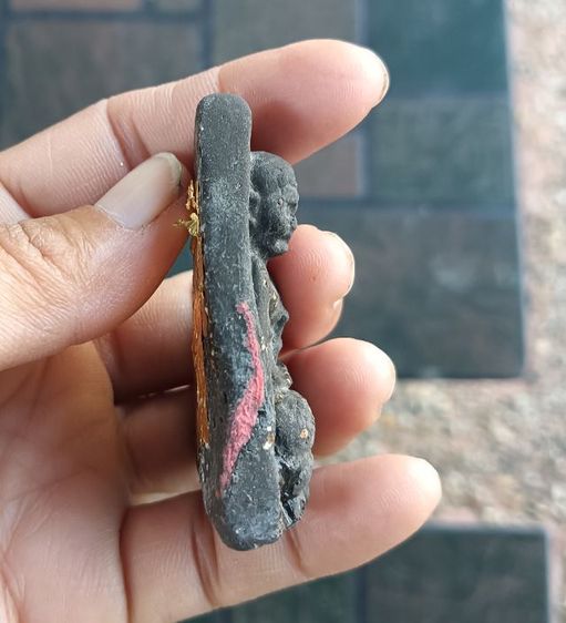 พระเก่าด้านหลังปิดทอง 1 องค์ รูปที่ 9