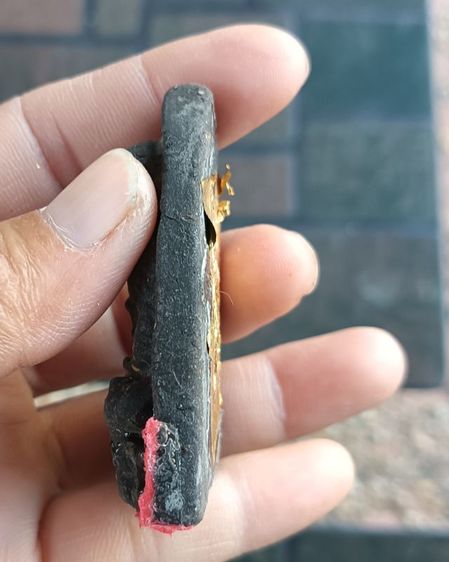 พระเก่าด้านหลังปิดทอง 1 องค์ รูปที่ 10