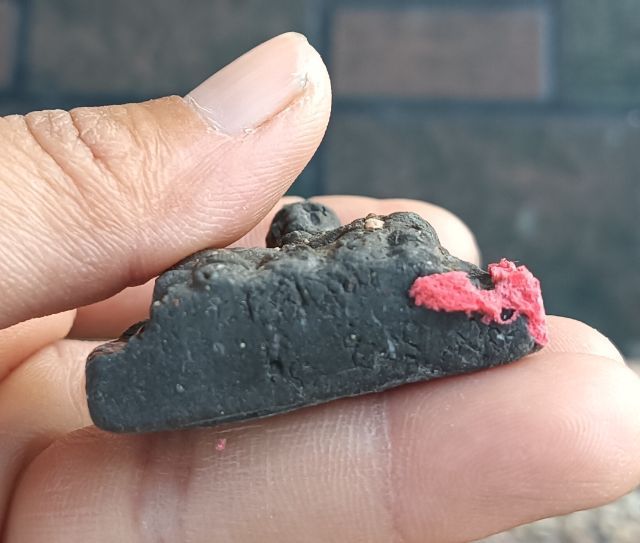 พระเก่าด้านหลังปิดทอง 1 องค์ รูปที่ 12