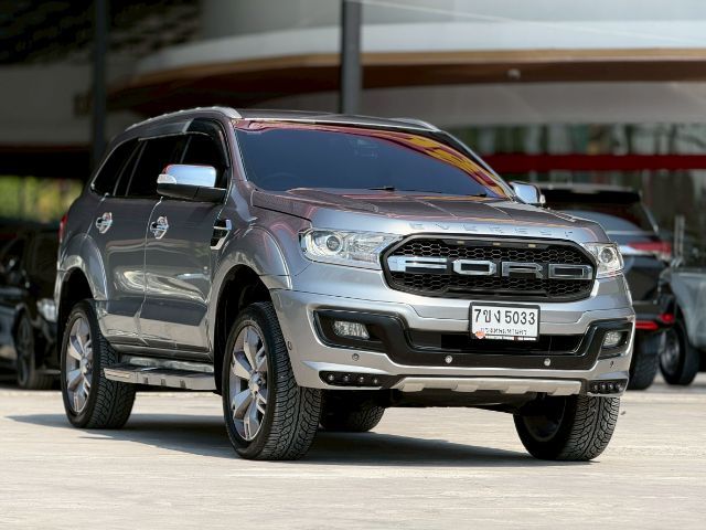 Ford Everest 2017 2.2 Titanium Plus ไฮบริด เกียร์อัตโนมัติ เทา รูปที่ 4