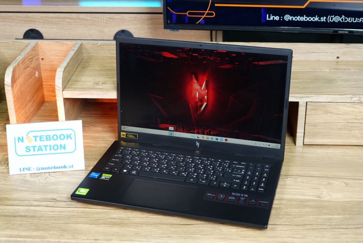Acer Nitro V 15 i5-13420H RTX-3050(6GB) Ram16 SSD512 จอ15.6 FHD 165Hz จอภาพสวย สเปคเกมมิ่งรุ่นใหม่ ดีไซน์ฝาหลังสุดเท่ เครื่องพร้อมใช้งานประก รูปที่ 4