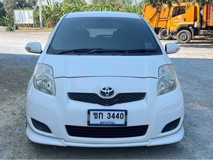 Toyota Yaris 2012 1.5 E Limited Sedan เบนซิน ไม่ติดแก๊ส เกียร์อัตโนมัติ ขาว รูปที่ 4