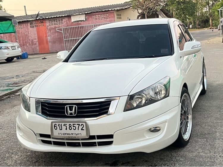 Honda Accord 2009 2.0 EL i-VTEC Sedan เบนซิน ไม่ติดแก๊ส เกียร์อัตโนมัติ ขาว รูปที่ 2