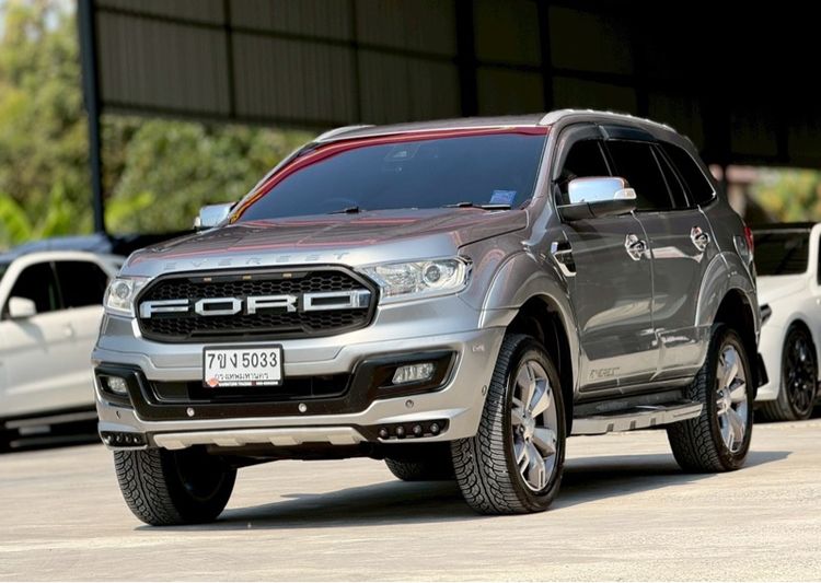 Ford Everest 2017 2.2 Titanium Plus Utility-car ดีเซล ไม่ติดแก๊ส เกียร์อัตโนมัติ เทา รูปที่ 3