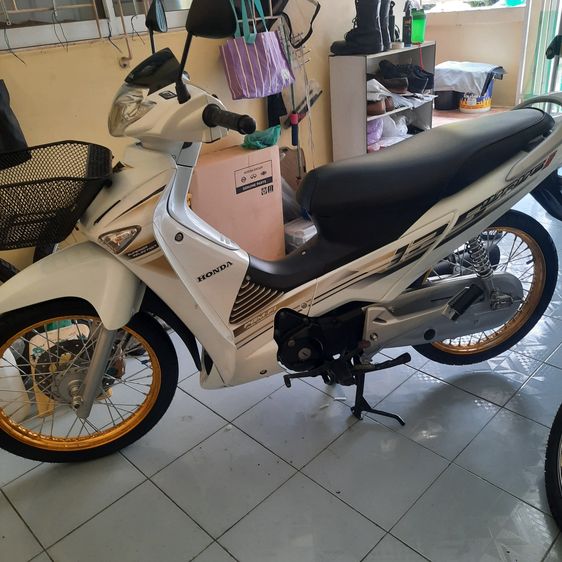 Wave บังลม 125i ไมล์ฟ้า สตาร์ทมือ เอกสารครบ รูปที่ 2