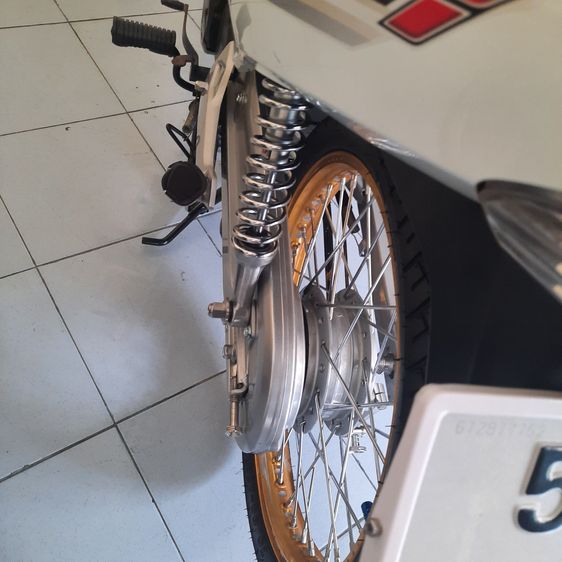 Wave บังลม 125i ไมล์ฟ้า สตาร์ทมือ เอกสารครบ รูปที่ 5