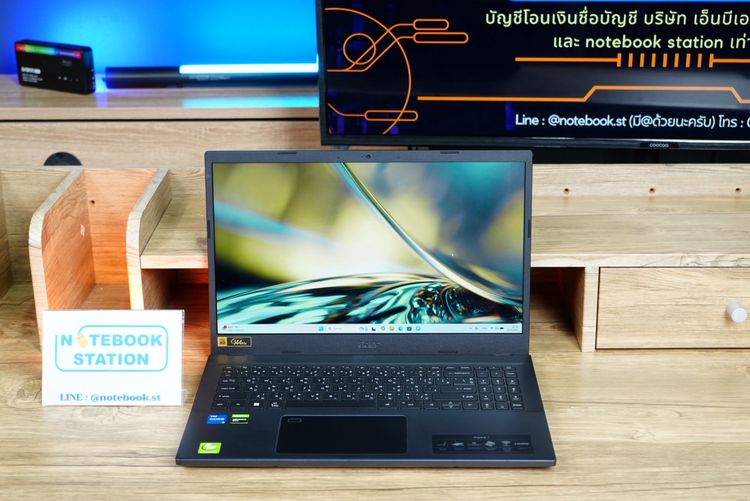 อื่นๆ อื่นๆ 8 กิกะไบต์ ไม่ใช่ Acer Aspire 7 i5-1240P Ram16 GTX1650(4GB) SSD512 จอ15.6 FHD 144Hz สเปคมีการ์ดจอแยก มีไฟใต้คีย์บอร์ด เครื่องพร้อมใช้งาน ขายเพียง 11,990.-