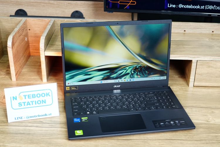 Acer Aspire 7 i5-1240P Ram16 GTX1650(4GB) SSD512 จอ15.6 FHD 144Hz สเปคมีการ์ดจอแยก มีไฟใต้คีย์บอร์ด เครื่องพร้อมใช้งาน ขายเพียง 11,990.- รูปที่ 3