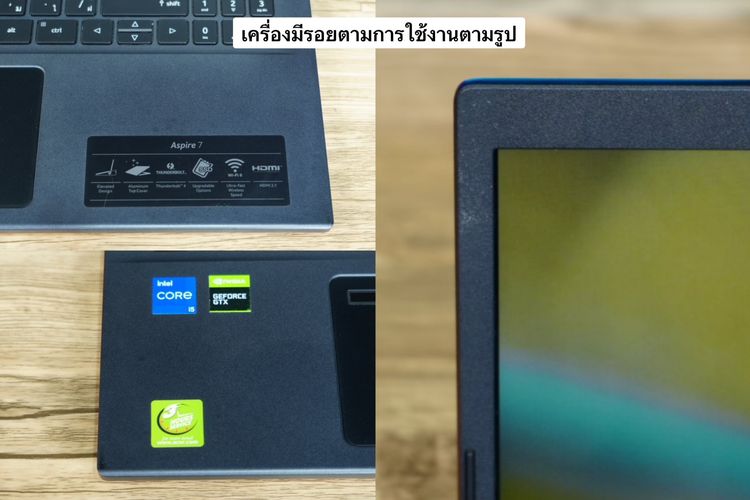 Acer Aspire 7 i5-1240P Ram16 GTX1650(4GB) SSD512 จอ15.6 FHD 144Hz สเปคมีการ์ดจอแยก มีไฟใต้คีย์บอร์ด เครื่องพร้อมใช้งาน ขายเพียง 11,990.- รูปที่ 12