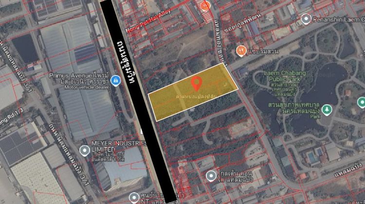 (เจ้าของขายเอง) ขายที่ดิน 10 ไร่ ใกล้ท่าเรือแหลมฉบัง ติดถนนสุขุมวิท รับนายหน้าช่วยขาย