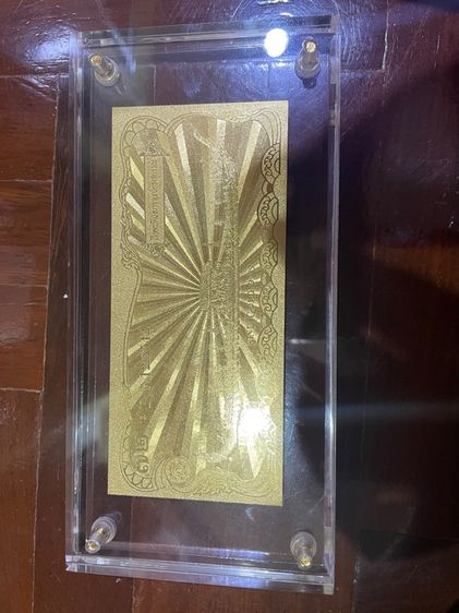 แผ่นทองคำที่ระลึกในหลวง 6 รอบ 72 พรรษา รูปที่ 2