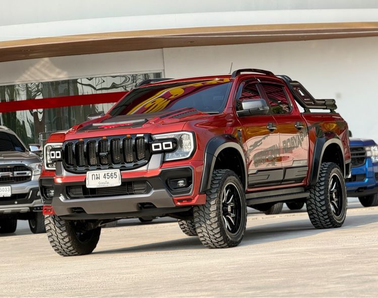 รถ Ford Ranger 2.0 Turbo 4WD Sport สี แดง