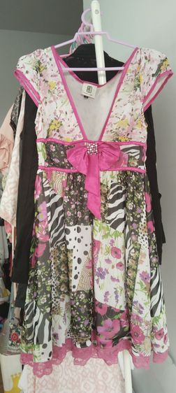 เดรสลายดอก  ขายถูก มือ2