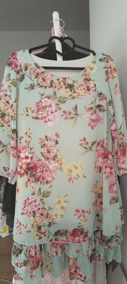 เดรสลายดอก  ขายถูก มือ2 รูปที่ 7