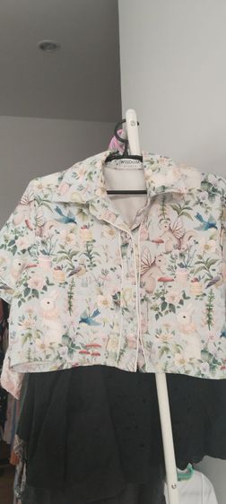 เดรสลายดอก  ขายถูก มือ2 รูปที่ 5