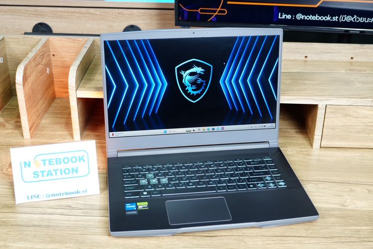 MSI THIN 15 i5-12450H RTX2050(4GB) Ram8 SSD512 จอ15.6 FHD IPS 144Hz เกมมิ่งสเปคใหม่ ดีไซน์สวยน้ำหนักเบา มีประกันศูนย์ เพียง 15,990.- เครื่อง รูปที่ 3