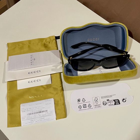  Used Like New แว่นตากันแดดผู้หญิง GUCCI แท้ รูปที่ 3