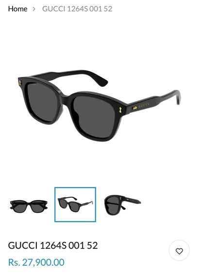  Used Like New แว่นตากันแดดผู้หญิง GUCCI แท้