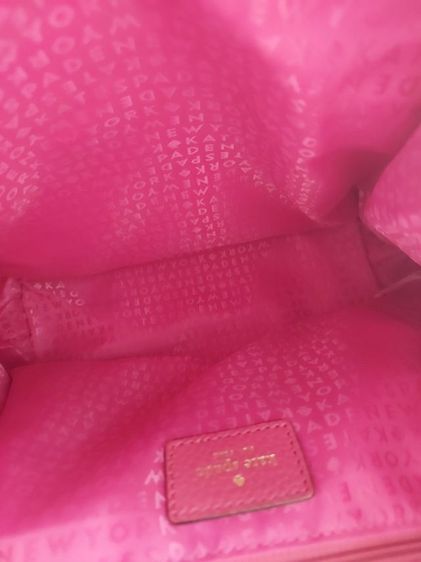 กระเป๋าเป้หนังแท้ kate spade สีชมพู รูปที่ 6