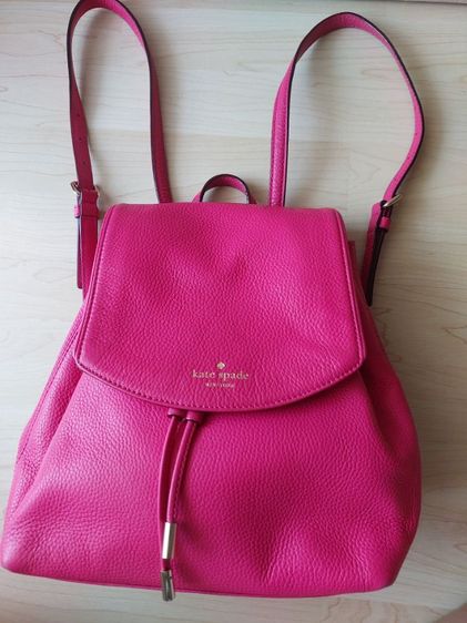 กระเป๋าเป้หนังแท้ kate spade สีชมพู รูปที่ 2