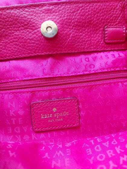 กระเป๋าเป้หนังแท้ kate spade สีชมพู รูปที่ 4