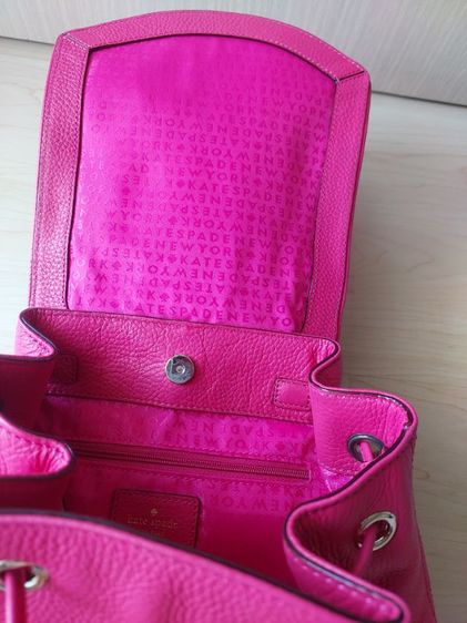 กระเป๋าเป้หนังแท้ kate spade สีชมพู รูปที่ 5