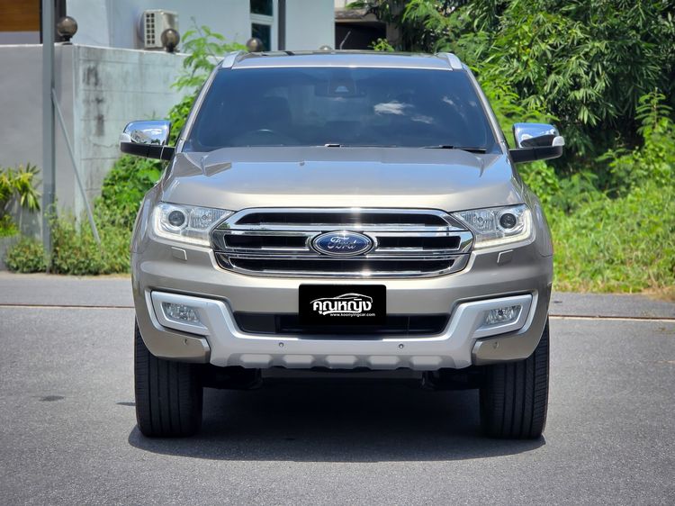 Ford Everest 2016 2.2 Titanium Plus Utility-car ดีเซล ไม่ติดแก๊ส เกียร์อัตโนมัติ บรอนซ์ทอง รูปที่ 3