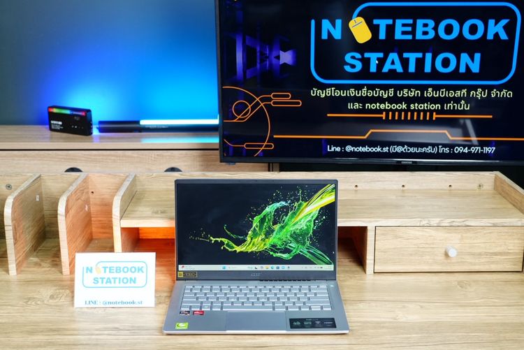 Acer Swift Go Ryzen5-7530U Ram16 SSD512 จอ14 IPS คีย์บอร์ดไฟ เบาบางเหมาะแก่การพกพา เพียง 9,990.- รูปที่ 3