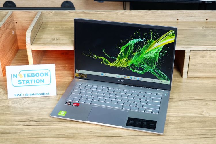 Acer Swift Go Ryzen5-7530U Ram16 SSD512 จอ14 IPS คีย์บอร์ดไฟ เบาบางเหมาะแก่การพกพา เพียง 9,990.- รูปที่ 2