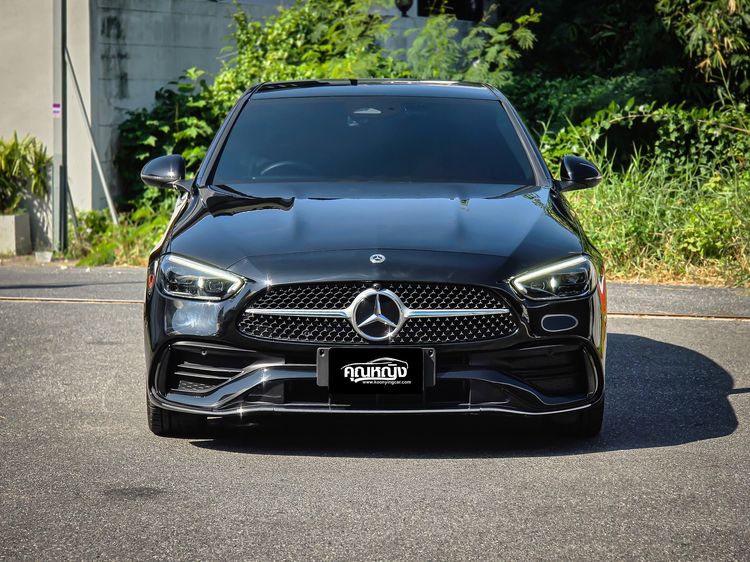 Mercedes-Benz C-Class 2023 C350 Sedan ปลั๊กอินไฮบริด (PHEV) ไม่ติดแก๊ส เกียร์อัตโนมัติ ดำ รูปที่ 4
