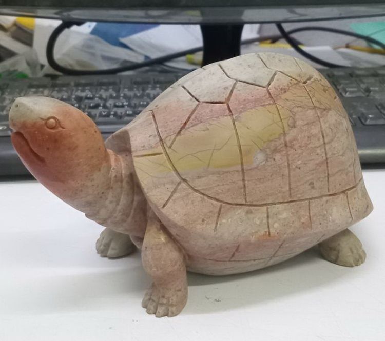 3020-ของหายากครับ เต่าเนื้อหินแกะ หลวงพ่อสนิท วัดลำบัวลอย ตัวใหญ่มาก มีน้ำหนัก ขนาดกว้างยาว 4x7 นิ้ว สูงรวมประมาณ 4 นิ้ว รูปที่ 7